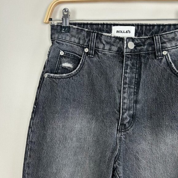 Rolla's Dusters High Rise Relaxed Dark Wash Jean Size 26 - Picture 2 of 8